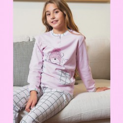 Pijama Térmico Niño Invierno MUSLHER Gol Homewear Coralina