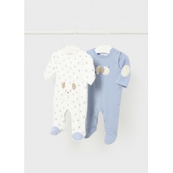 PACK 2 PIJAMAS ALGODON BEBE...